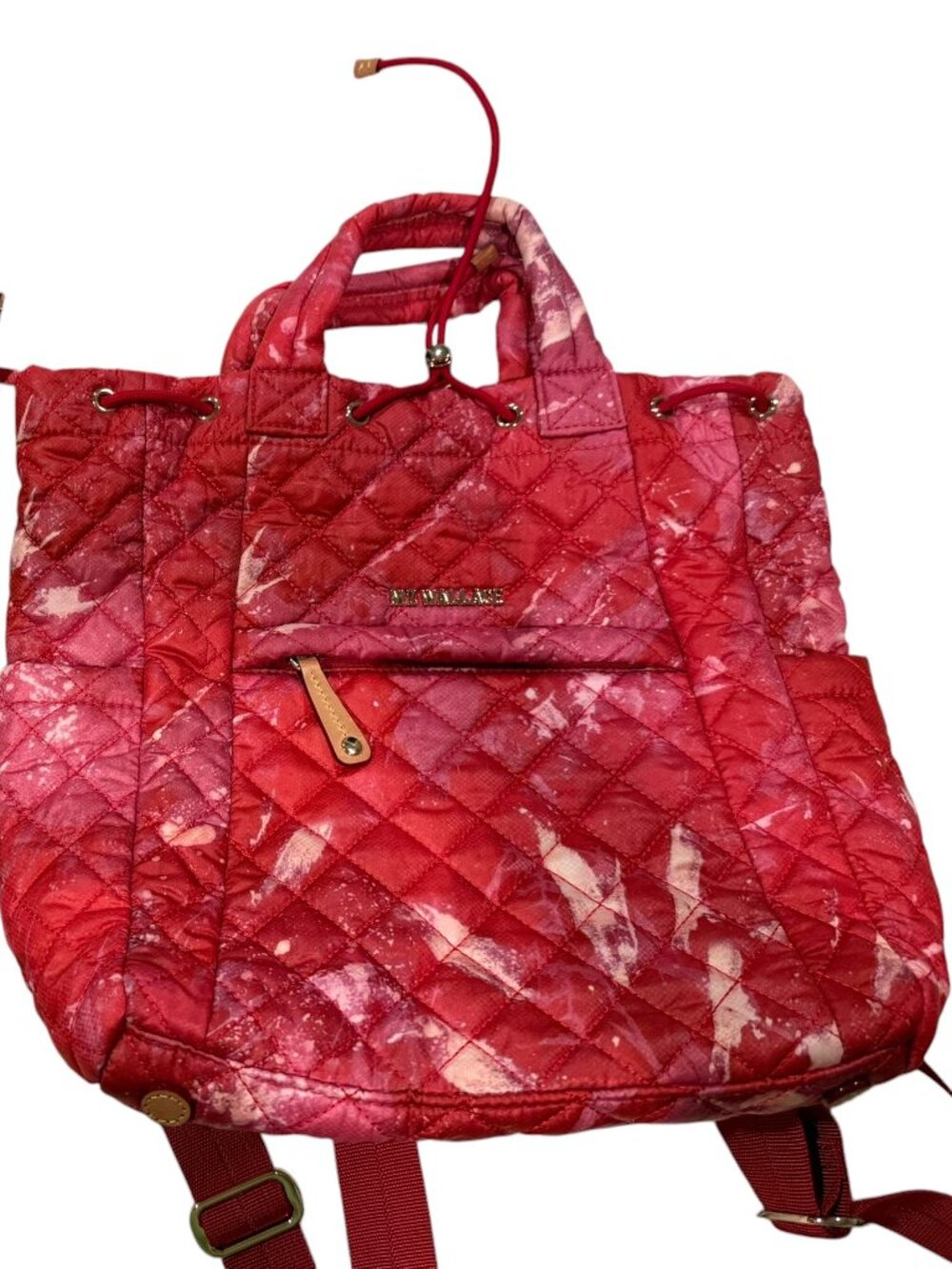 MZ Wallace backpack (pink/red rare print)